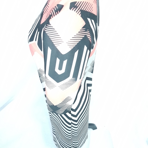 R&M Richards Long Patterned Dress 6 Small - Picture 2 of 6